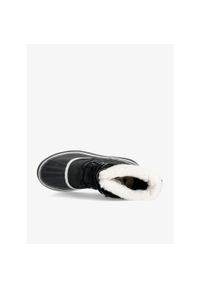 sorel - Buty zimowe damskie Sorel Caribou. Kolor: czarny. Sezon: zima