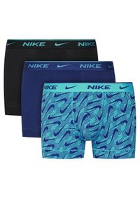 Nike Komplet 3 par bokserek 000PKE1008 Kolorowy. Materiał: bawełna. Wzór: kolorowy