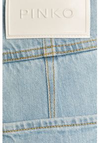Pinko - Szorty jeansowe. Okazja: na co dzień. Kolor: niebieski. Materiał: jeans. Wzór: gładki. Styl: casual #3
