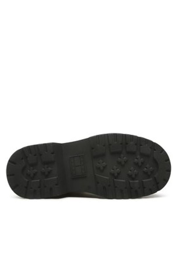 Tommy Jeans Botki Lace Up Chunky EN0EN02057 Żółty. Kolor: żółty. Materiał: skóra
