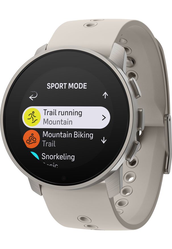 SUUNTO - Zegarek sportowy Suunto 9 Peak Pro Titanium Beżowy (SS050808000). Kolor: beżowy. Styl: sportowy