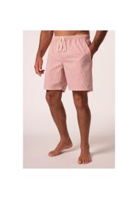 JAY-PI - Męskie Kąpielówki odzież plażowa kora szybkoschnące do rozm. 8XL. Kolekcja: plus size. Kolor: wielokolorowy, czerwony, pomarańczowy. Materiał: poliester, materiał #1