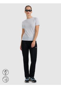 4f - 4F Koszulka trekkingowa z wełną merino damska - niebieska S. Kolor: niebieski. Materiał: wełna #2