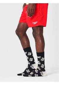 Happy-Socks - Happy Socks Skarpety wysokie unisex DOG01-9100 Czarny. Kolor: czarny. Materiał: materiał, bawełna #1