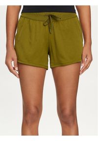 The North Face Szorty sportowe Aphrodite NF0A86YK Zielony Regular Fit. Kolor: zielony. Materiał: syntetyk