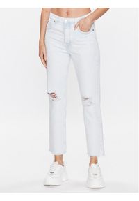 Pepe Jeans Jeansy Celyn Sky PL204410 Niebieski Straight Fit. Kolor: niebieski