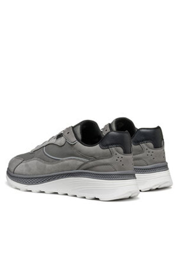 Geox Sneakersy U Spherica Actif X1 U55HUA 01422 C9002 Szary. Kolor: szary. Materiał: materiał