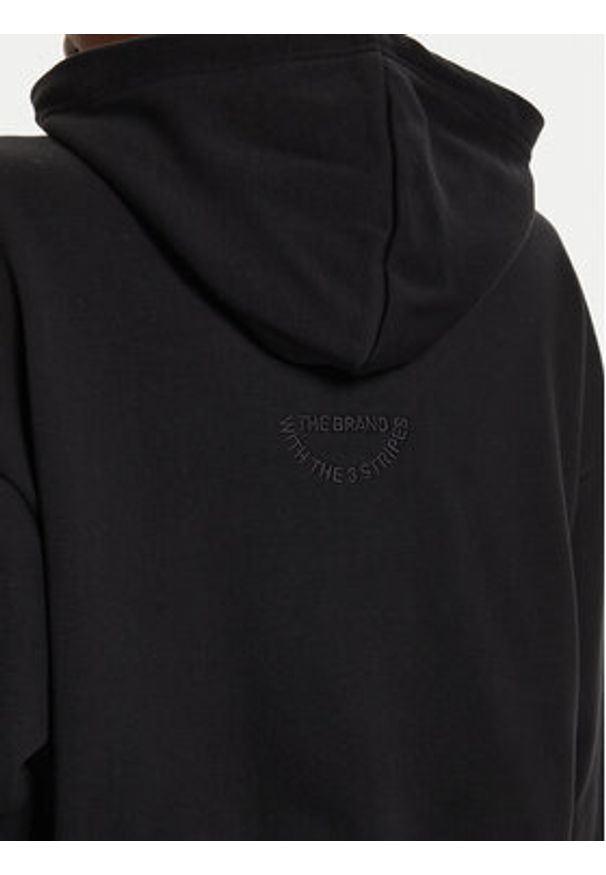 Adidas - adidas Bluza Embroidered IT1521 Czarny Loose Fit. Kolor: czarny. Materiał: bawełna