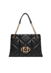 Love Moschino - LOVE MOSCHINO Torebka JC4040PP0NLC0000 Czarny. Kolor: czarny. Materiał: skórzane