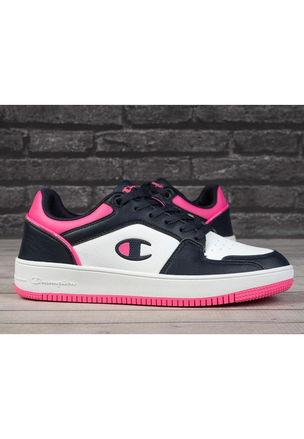 Buty damskie sportowe Champion REBOUND 2.0 LOW. Kolor: czarny, biały, różowy, wielokolorowy