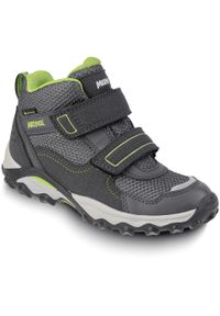 Buty trekkingowe dziecięce MEINDL Skye Junior GTX, z membraną Gore-Tex. Kolor: szary. Technologia: Gore-Tex