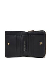 TOMMY HILFIGER - Tommy Hilfiger Portfel damski Th Icon Med Za Flap Mono AW0AW17743 Czarny. Kolor: czarny. Materiał: skóra #3