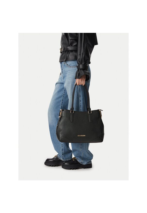 Love Moschino - Torebka LOVE MOSCHINO. Kolor: czarny