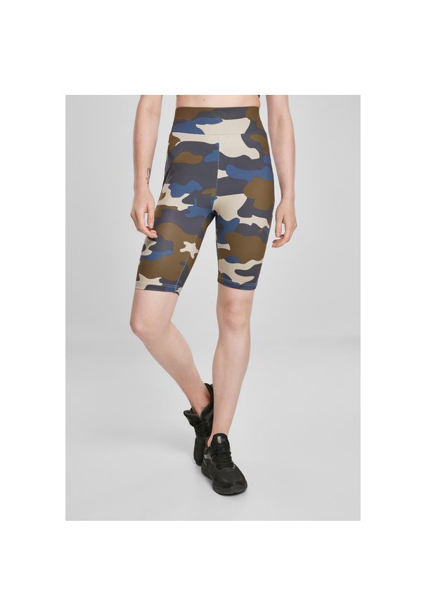 Urban Classics - Damskie szorty techniczne Urban Classic (x2). Kolor: wielokolorowy, brązowy, zielony. Długość: krótkie. Sezon: lato