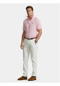 Polo Ralph Lauren Polo 710704319011 Różowy Custom Slim Fit. Typ kołnierza: polo. Kolor: różowy. Materiał: bawełna #5
