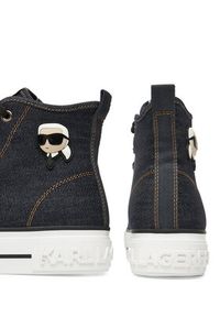 Karl Lagerfeld - KARL LAGERFELD Trampki KL60444D Granatowy. Kolor: niebieski. Materiał: materiał #4