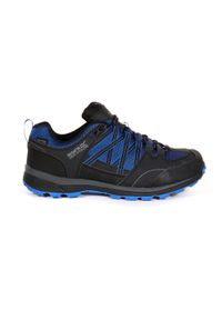 Samaris Low II Regatta męskie trekkingowe buty. Kolor: niebieski. Materiał: poliester, guma. Sport: turystyka piesza #1