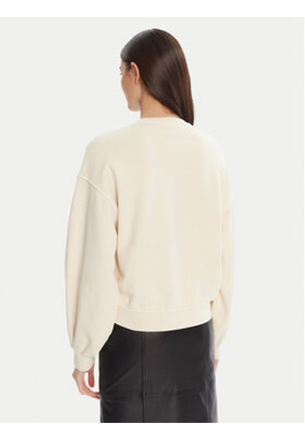 Pinko - PINKO Bluza Maliardo 105510 A2RB Beżowy Regular Fit. Kolor: beżowy. Materiał: bawełna