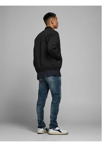 Jack & Jones - Jack&Jones Kurtka bomber Rush 12165203 Czarny Regular Fit. Kolor: czarny. Materiał: syntetyk