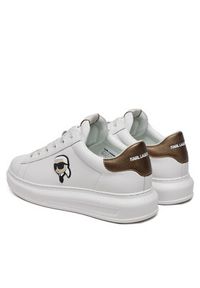 Karl Lagerfeld - KARL LAGERFELD Sneakersy Kapri KL52531M Biały. Kolor: biały. Materiał: skóra #6