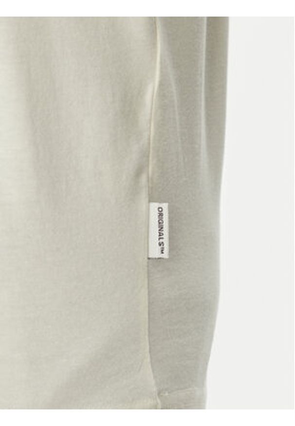 Jack & Jones Tank top Varenna 12273524 Écru Oversize. Materiał: bawełna