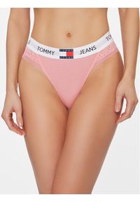 Tommy Jeans Stringi UW0UW05159 Różowy. Kolor: różowy. Materiał: syntetyk