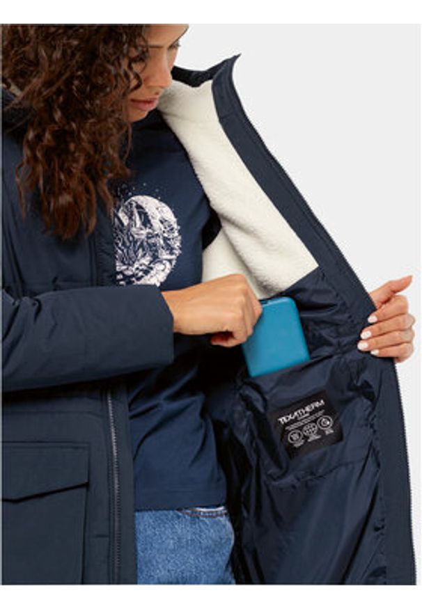 Jack Wolfskin Kurtka zimowa White Frost 1207361 Granatowy Regular Fit. Kolor: niebieski. Materiał: syntetyk. Sezon: zima