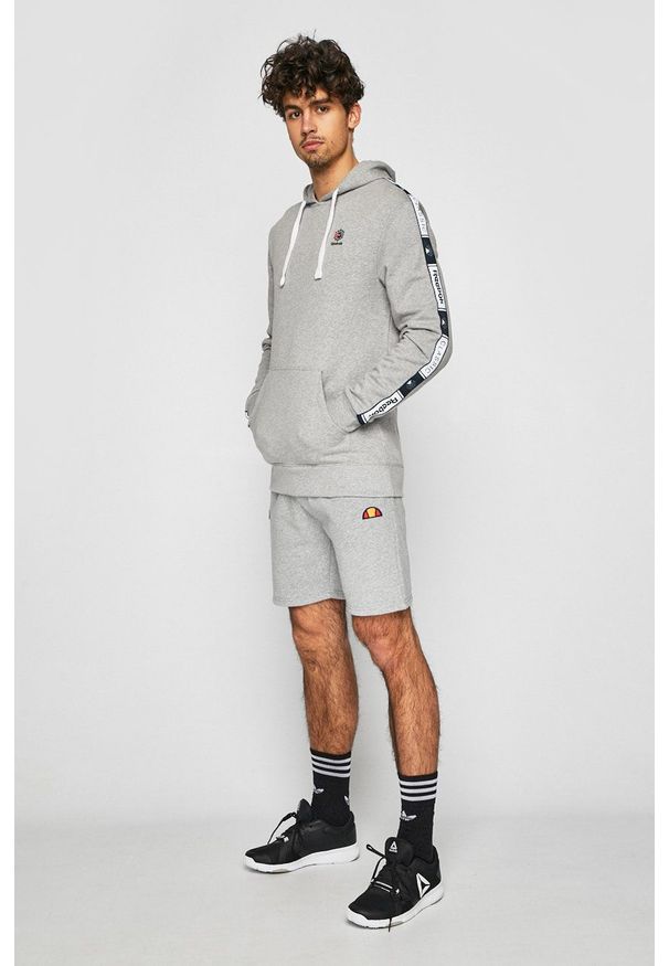 Ellesse - Szorty. Okazja: na co dzień. Kolor: szary. Styl: casual