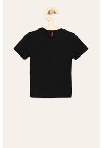 TOMMY HILFIGER - Tommy Hilfiger - T-shirt dziecięcy 74-176 cm. Okazja: na co dzień. Kolor: czarny. Materiał: bawełna, materiał, dzianina. Wzór: gładki. Styl: casual #2