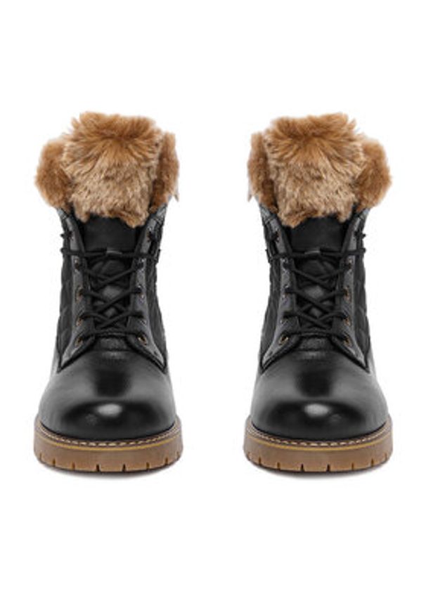 Remonte Trzewiki CEO-D9383-03 Czarny. Kolor: czarny. Materiał: skóra