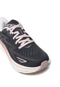 HOKA - Hoka Buty do biegania Clifton 9 Wide 1127896 Czarny. Kolor: czarny. Materiał: materiał #6