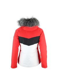 PEAK MOUNTAIN - Damska kurtka narciarska Peak Mountain. Kolor: czarny, czerwony, wielokolorowy. Sezon: zima. Sport: narciarstwo #2