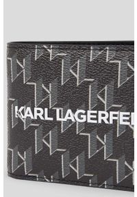 Karl Lagerfeld portfel męski kolor czarny. Kolor: czarny. Materiał: materiał #4