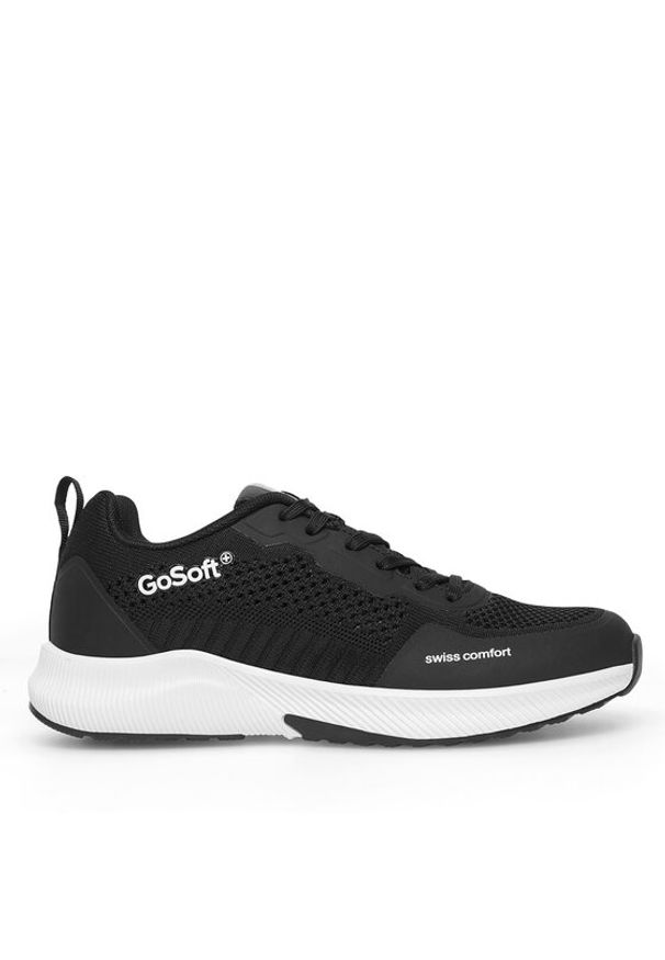 Go Soft Sneakersy WP-12345 Czarny. Kolor: czarny. Materiał: materiał