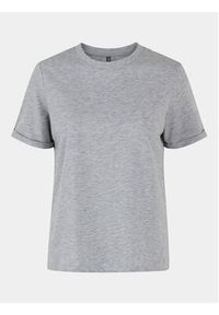 Pieces T-Shirt Ria 17086970 Szary Regular Fit. Kolor: szary. Materiał: bawełna #4