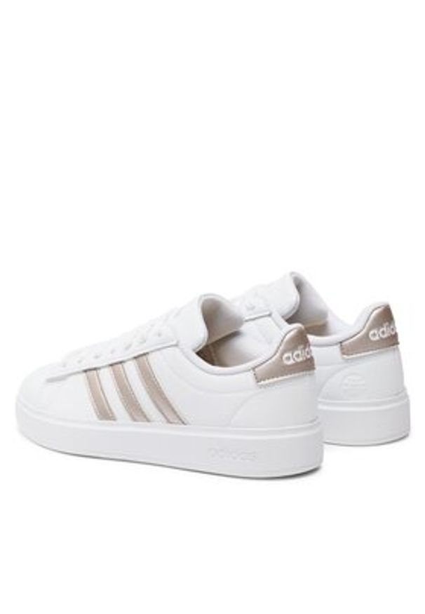 Adidas - adidas Sneakersy Grand Court Cloudfoam Lifestyle Court Comfort Shoes GW9215 Biały. Kolor: biały. Materiał: skóra. Model: Adidas Cloudfoam