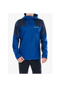 columbia - Kurtka przeciwdeszczowa męska Columbia Inner Limits III Jacket. Kolor: niebieski. Sport: turystyka piesza #1