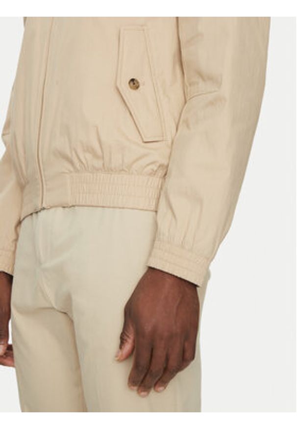 BOSS Kurtka przejściowa H-Coiner 50531233 Beżowy Regular Fit. Kolor: beżowy. Materiał: bawełna
