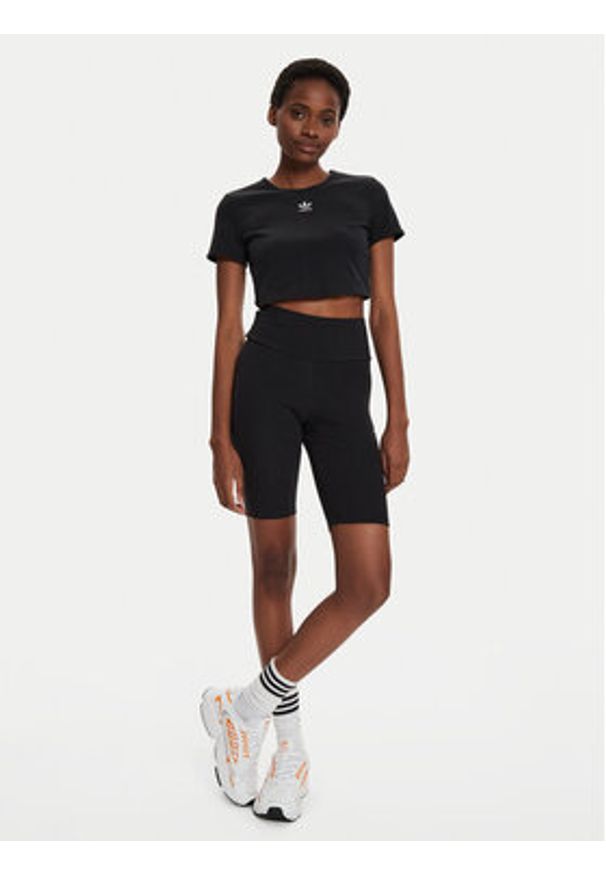 Adidas - adidas T-Shirt Essentials II8057 Czarny Slim Fit. Kolor: czarny. Materiał: bawełna