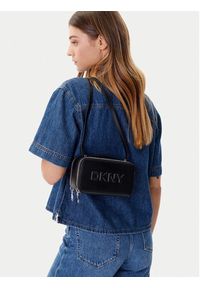 DKNY Torebka R44EZI35 Czarny. Kolor: czarny. Materiał: skórzane