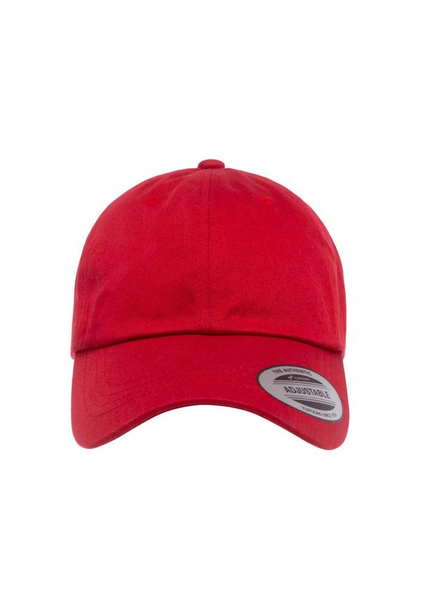 FLEXFIT - Niskoprofilowa Czapka Z Daszkiem Dla Dorosłych Unisex Classic Cotton Twill. Kolor: czerwony