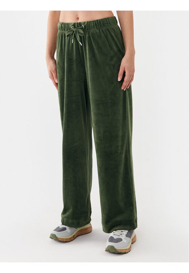 only - ONLY Spodnie dresowe 15302628 Zielony Wide Leg. Kolor: zielony. Materiał: syntetyk