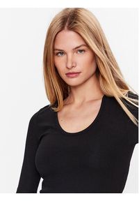 Calvin Klein Sukienka dzianinowa K20K205752 Czarny Slim Fit. Kolor: czarny. Materiał: dzianina