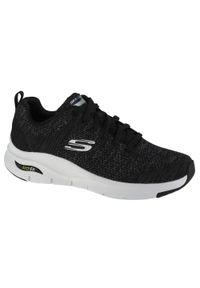 skechers - Buty sportowe Sneakersy męskie, Skechers Arch Fit Paradyme. Zapięcie: sznurówki. Kolor: wielokolorowy, czarny, brązowy, szary, biały. Materiał: materiał, tkanina. Szerokość cholewki: normalna. Sport: turystyka piesza