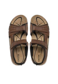 Geox Sandały Uomo Sandal Strada U4524B 000ME C6006 Brązowy. Kolor: brązowy. Materiał: skóra #6