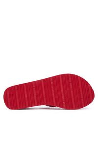 TOMMY HILFIGER - Tommy Hilfiger Japonki Th Wedge Crochet Summer Sandal FW0FW09420 Czerwony. Kolor: czerwony. Materiał: materiał #3
