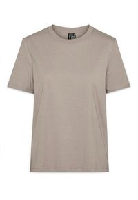Vero Moda T-Shirt Paulina 10316991 Szary Regular Fit. Kolor: szary. Materiał: bawełna #3