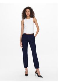 only - ONLY Spodnie materiałowe 15218519 Granatowy Regular Fit. Kolor: niebieski. Materiał: bawełna #8