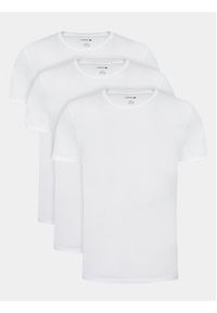 Lacoste Komplet 3 t-shirtów TH3321 Biały Slim Fit. Kolor: biały. Materiał: bawełna #6