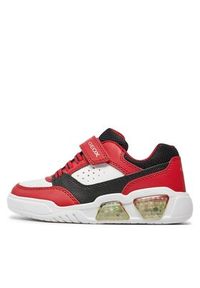 Geox Sneakersy J Illuminus Boy J45GVC 0BU11 C0020 S Czerwony. Kolor: czerwony. Materiał: skóra #4